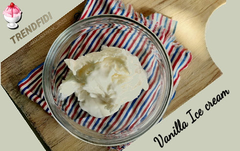 Recipe Ice cream Vanilla