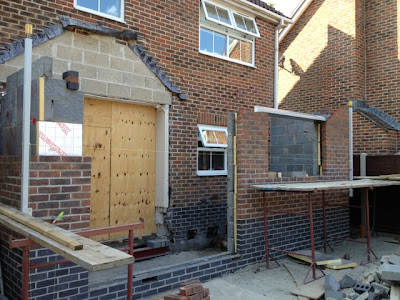 House extension brickwork