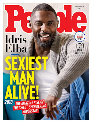 PEOPLE MAGAZINE DUBS IDRIS ELBA AS THEIR SEXIEST MAN ALIVE 2018