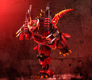 Godzilla vs. Evangelion Type 3 Machine Dragon (Kai) Eva Unit 2 Color Ver., Qingdao Bunka Kyozaisha