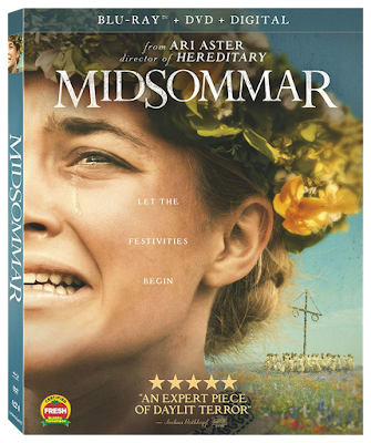 Bluray cover for Ari Aster's MIDSOMMAR.