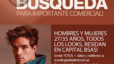 ARGENTINA: Hombres y Mujeres entre 27/35 años; Chicos de 18 a 27 años para BASE DE DATOS