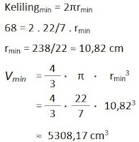 Cara Menghitung Rumus Volume Bola Dilengkapi Pembahasan Contoh Soal
