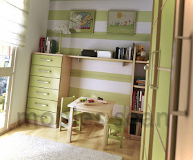 Beech lime green kids bedroom design by sergi mengot 2