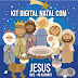 Kit digital com 40 cliparts natalino- FELIZ NATAL COM JESUS