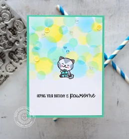 Sunny Studio Stamps: Purrfect Birthday Kitty Cat Birthday Card by Vanessa Menhorn