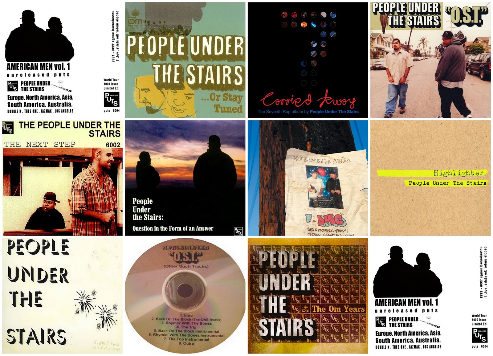 People Under The Stairs Discografia Mediafire 1998 2019