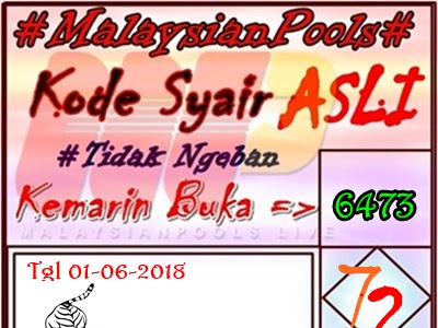 Ramalan Angka Jitu Togel Malaysia Pools 01 Juli 2018