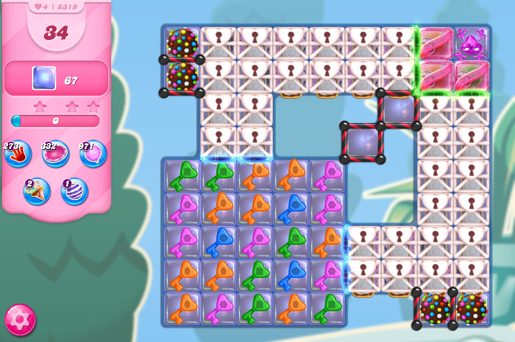 Candy Crush Saga level 8319