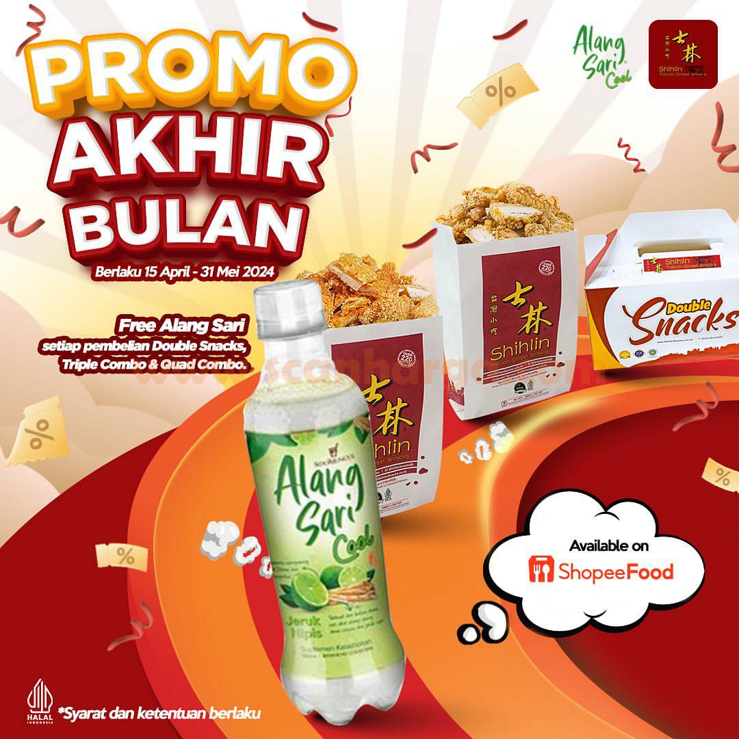 Promo SHIHLIN SHOPEEFOOD GRATIS ALANG SARI