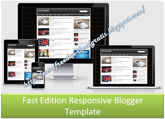 Fast Edition Responsive Blogger Template