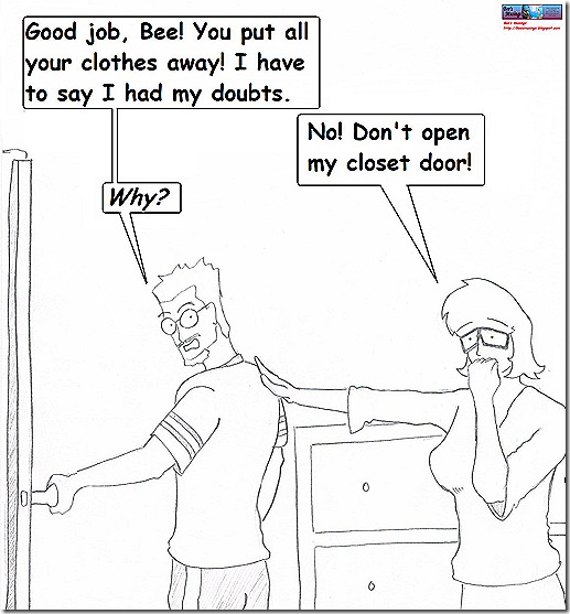 comic strip closet 3