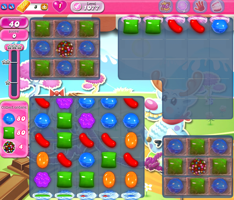 Candy Crush Saga 1077