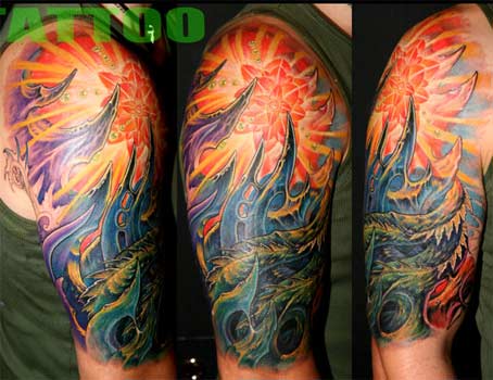 half sleeve tattoo themes. devil temporary tattoos half sleeve tattoo designs for men