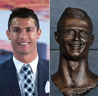 Cristiano Ronaldo's Airport Sculpture