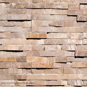 papel para pareds imitación piedra ocres y marrones 1033