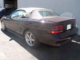 Mustang Convertible with new auto paint from Almost Everything Auto Body