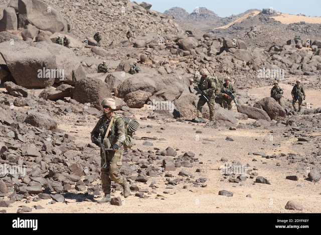 Tigharghar (Tegharghar) Mountains, Mali. Source: https://www.alamyimages.fr/photos-images/adrar-des-ifoghas.html?sortBy=relevant