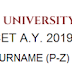 PUPCET Result AY 2019-2020 (P-Z) Passers