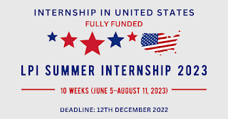 LPI Summer Internship Program 2023 in USA | Fully Funded