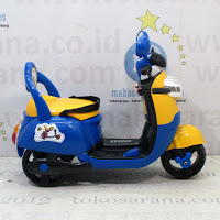 Motor Mainan Aki Pliko PK8918N-RC Scooter Minion Remote Control