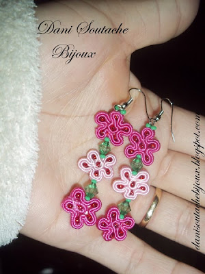 brincos em soutache