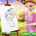 Download Flash Game - Elsa Drawing Teacher 