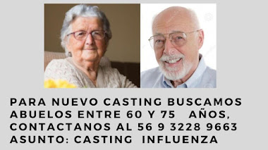 CHILE: Se busca para COMERCIAL - ABUELOS/AS entre 60 y 75 años