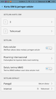 Cara Mengganti Jaringan atau Sinyal 4G di Xiaomi