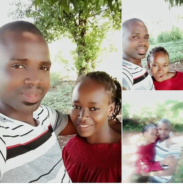 George Mutiso alias Nesh Vine with one of the popular ladies