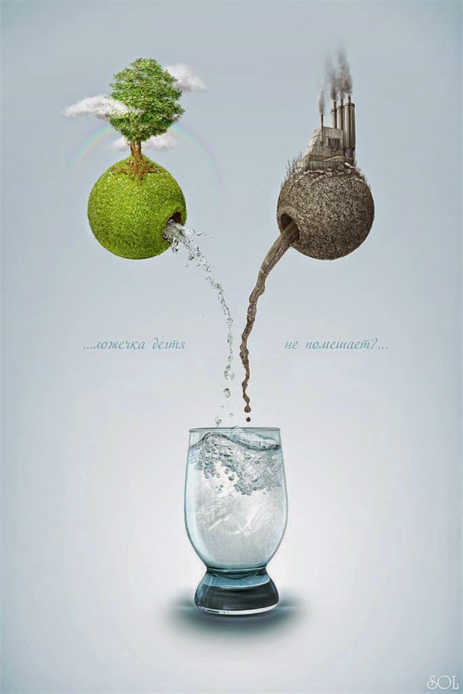 Inspirasi Poster Lingkungan Hidup dan Global Warming 