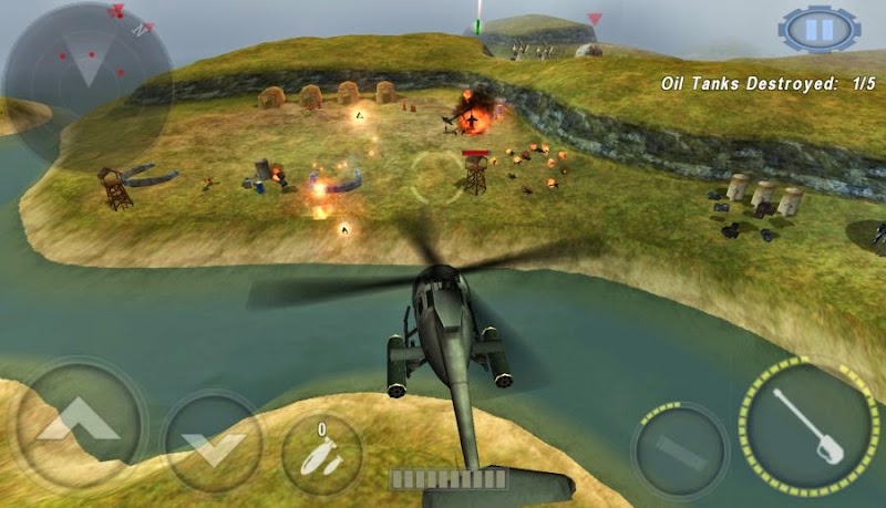 لعبة هيليكوبتر للاندرويد 3   androidgunship battle helicopterd