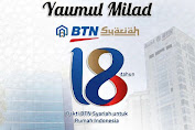 Bank NTB Syariah Menyampaikan Ucapan Yaumul Milad Bank BTN Syariah 