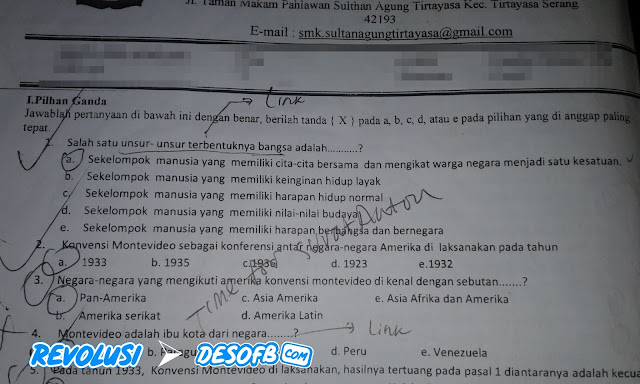 Soal UTS PKN Kelas X Beserta Jawabannya (PG)