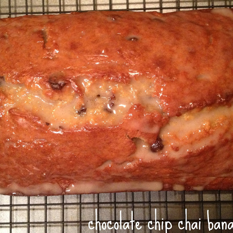 {recipe} chocolate chip chai banana bread