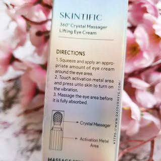 Review Skintific 360° Crystal Massager Lifting Eye Cream