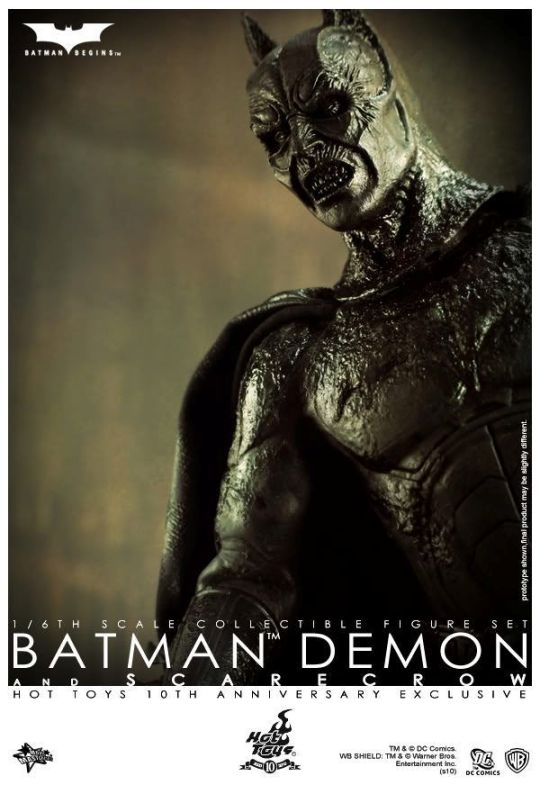 anniversary exclusive mms140 batman begins 1 6th scale batman demon ...