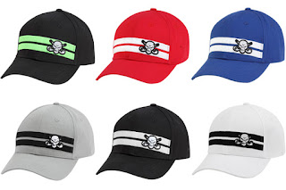 golf hats with skull design from tattoo golf clothing