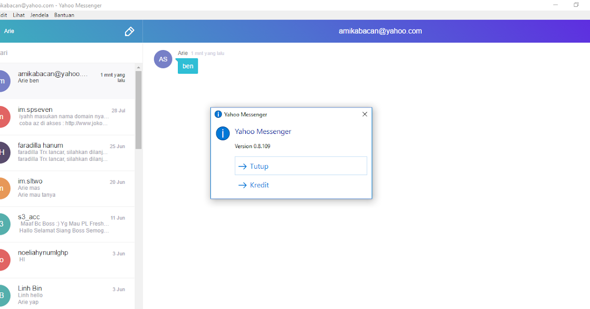Download Yahoo Messenger v0.8.231 Terbaru Full Free ...