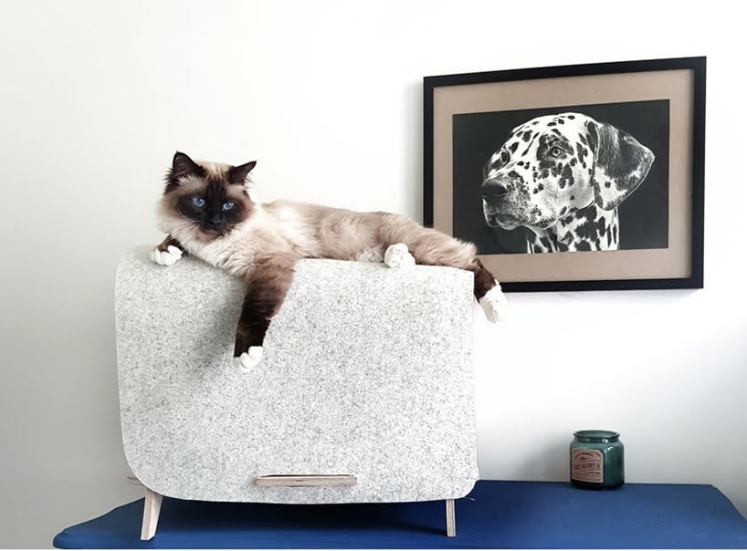Tim Defleur ha diseñado The Wool Lodge, una pieza moderna de muebles para mascotas