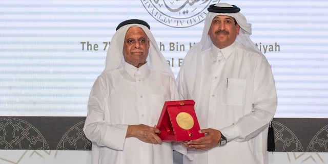 H.E. Abdulaziz Bin Ahmed Al-Malki, Ambassador of the State of Qatar to Italy, wins the 2019 Abdullah Bin Hamad Al-Attiyah International Energy Award for the Advancement of the Qatar Energy Industry.