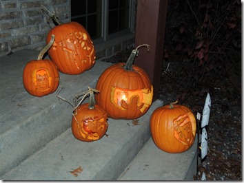 Pumpkins with Papa and Grandma
