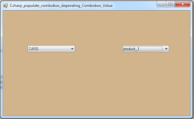 Populate Combobox Depending On Another Combobox In C#