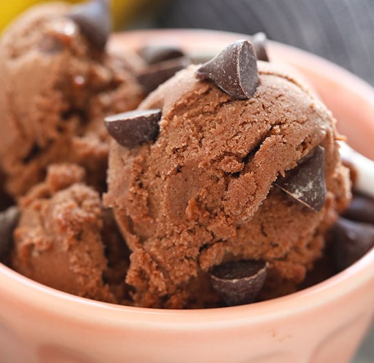 HEALTHY CHOCOLATE NICE CREAM #desserts #dairyfree