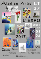 Exposition 2017 des Ateliers LT 37 - cours dessin peinture arts graphiques & arts Appliqués           Tours                          veigné         st cyr sur loire          vouvray          st avertin          montlouis sur loire          st pierre des corps        la riche        esvres        amboise          indre et loire