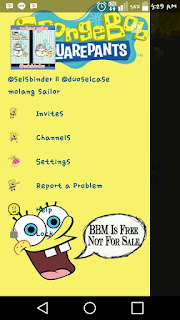 BBM Mod Spongebob Free Apk Terbaru 2016