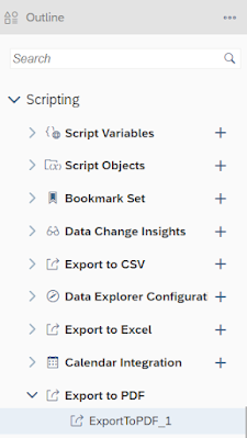 Export the Analytic Application to PDF
