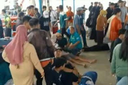 Puluhan Korban Kapal SB Evelin Calisa 01 Dievakuasi ke Sungai Guntung Riau 