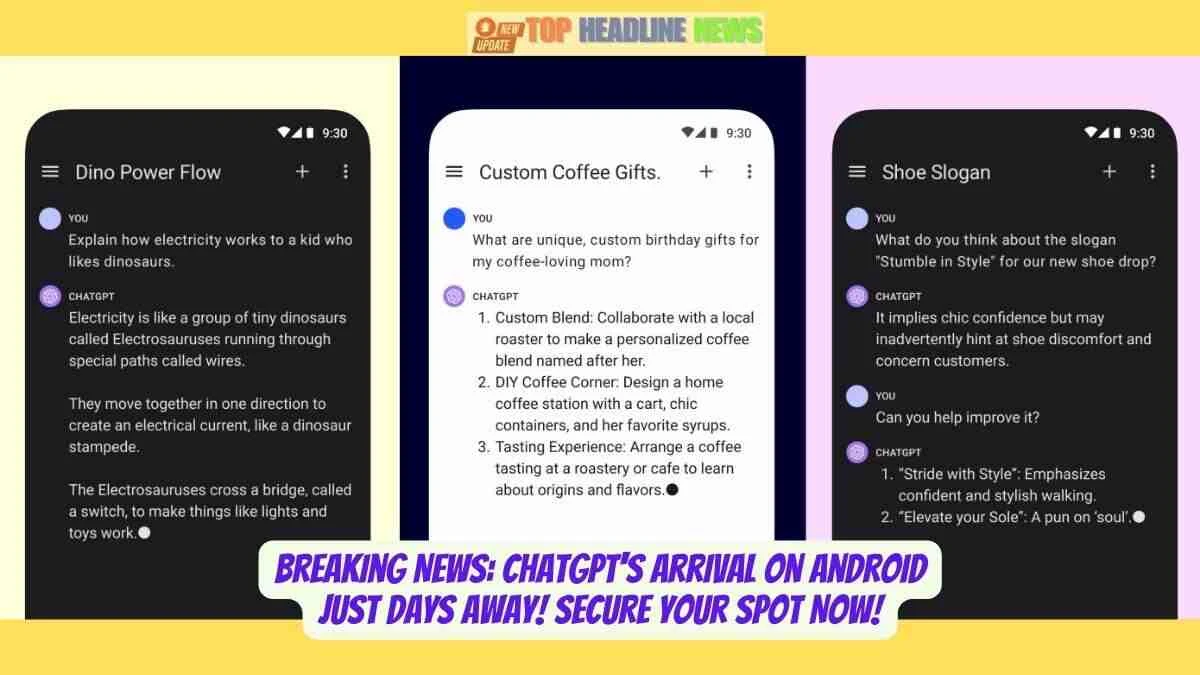 Breaking News: ChatGPT's Arrival on Android Just Days Away! Secure Your Spot Now!