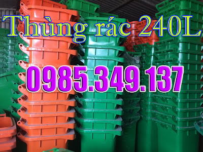 Thùng rác 240 lít giá rẻ 